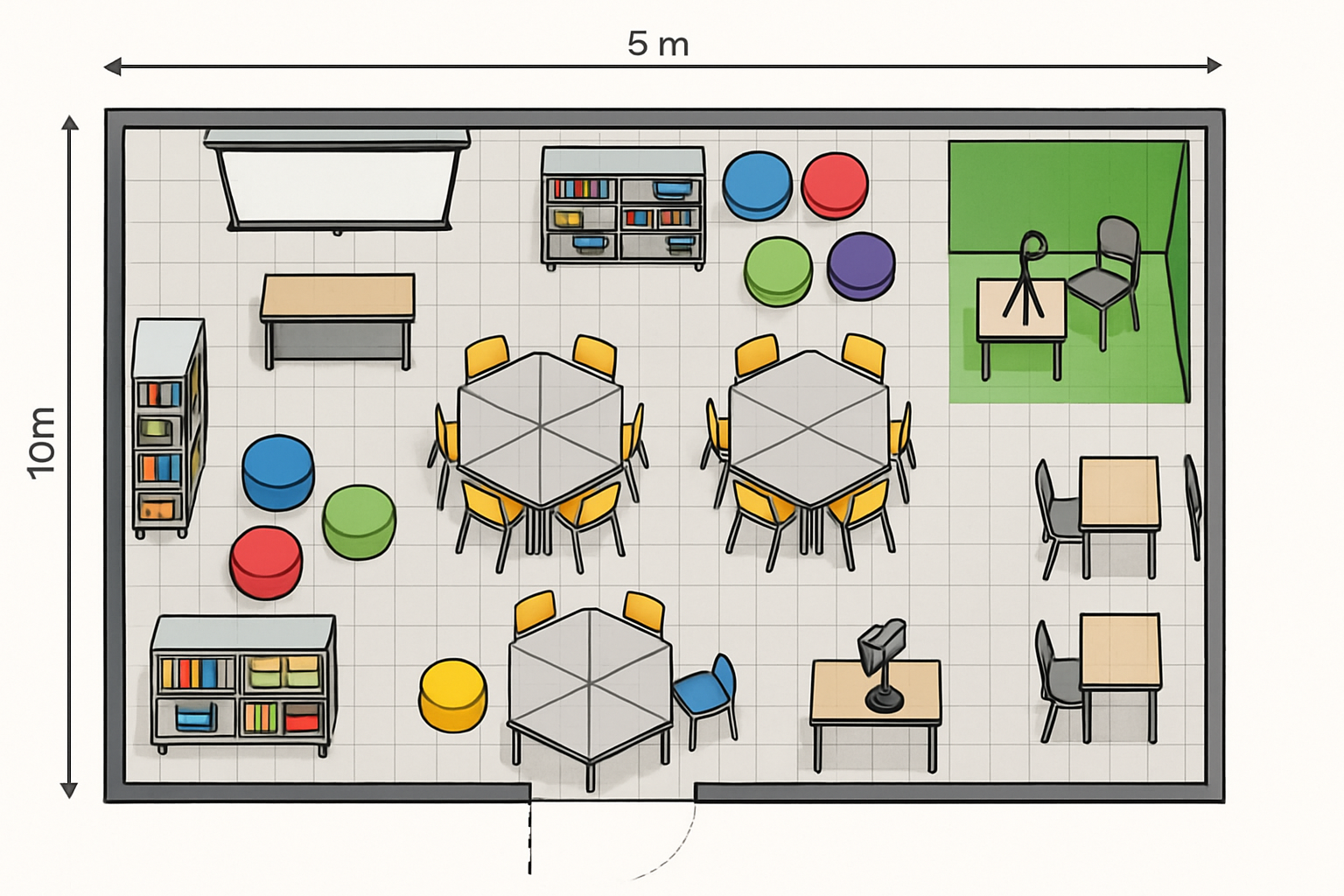 Planta Baixa da Sala de Inovação